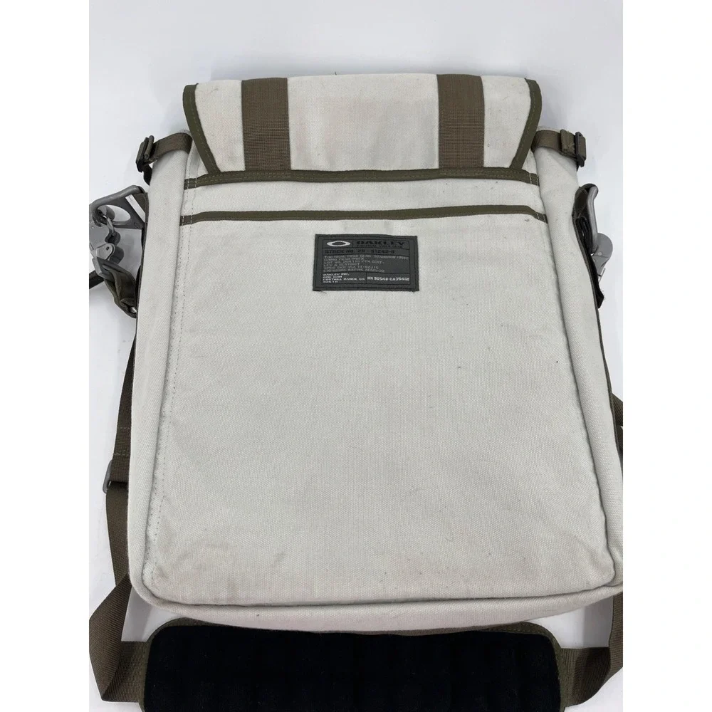 Oakley Tactical Field Gear Standard Issue Canvas Messenger Bag‎ Adjustable Strap